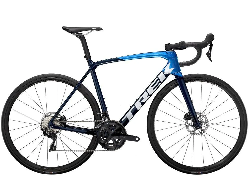Trek Emonda SL 5 Disc 54 Carbon Blue Smoke/Metallic Blu, Seitenansicht