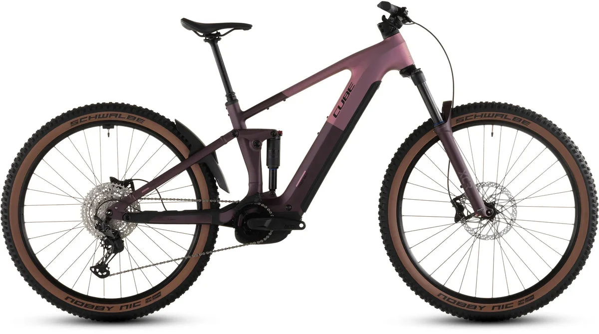 Cube Stereo Hybrid ONE44 Pro 800 shiftblush´n´raisin 2026, Seitenansicht