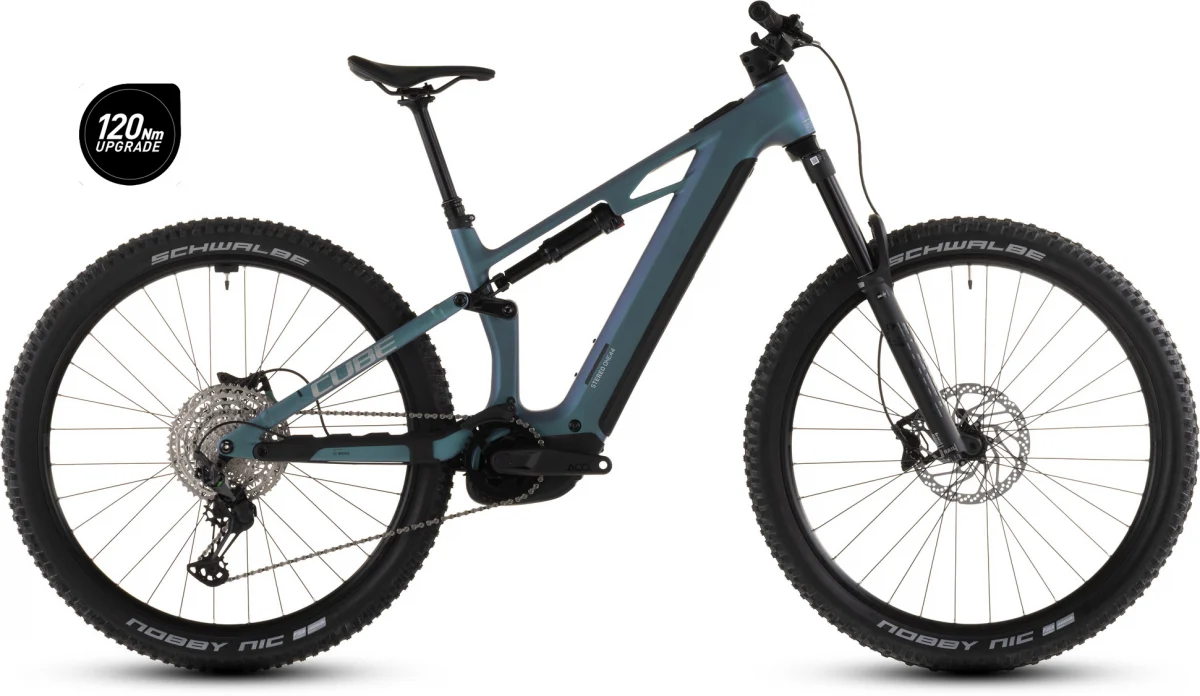 Cube Stereo Hybrid ONE44 HPC Race 800 smaragd pri, Seitenansicht