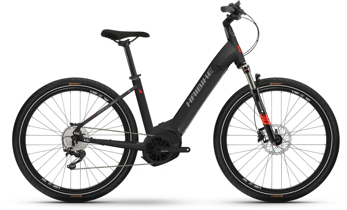 Haibike Trekking 6 Cross 630 Wh, Seitenansicht
