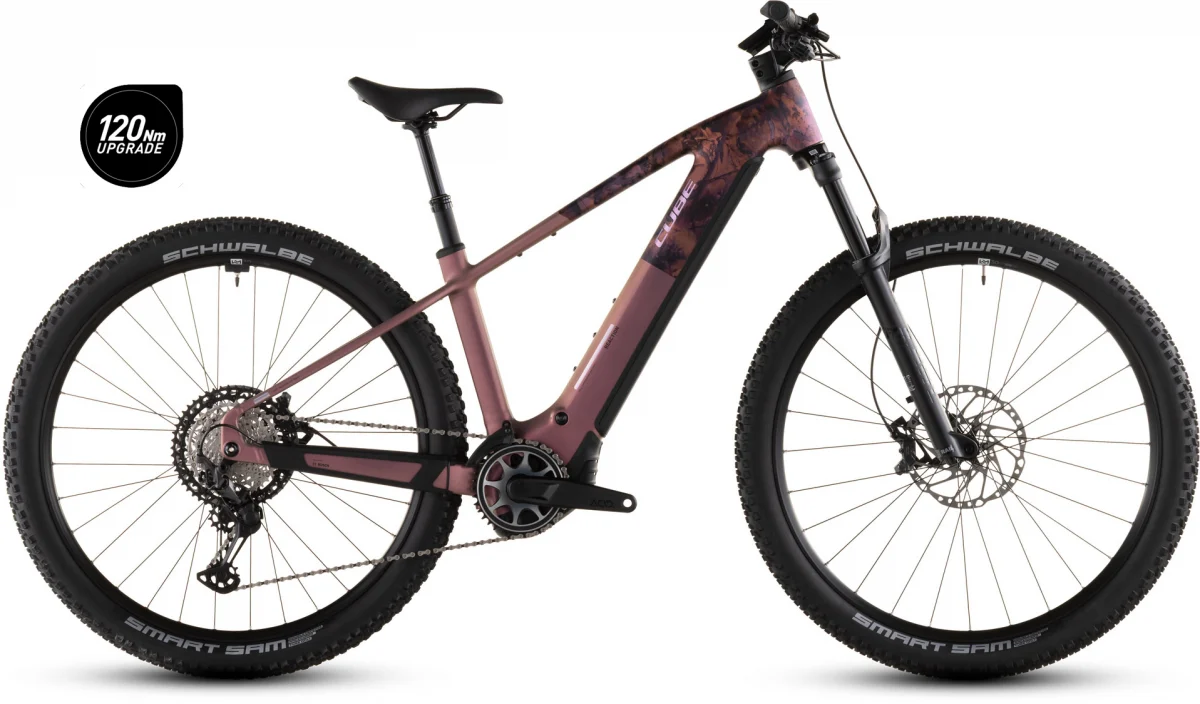 Cube Reaction Hybrid SLX 800 shiftblush art, Seitenansicht