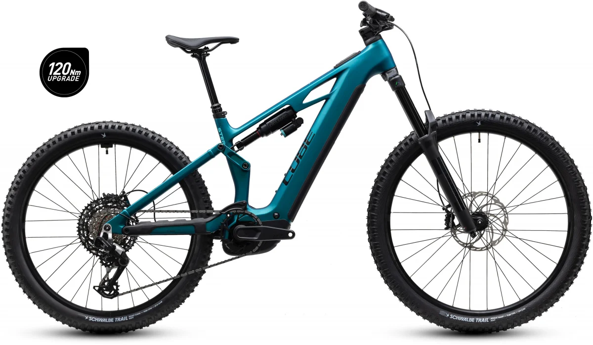 Cube Stereo Hybrid ONE77 HPC Race 800 metallicpetrol, Seitenansicht