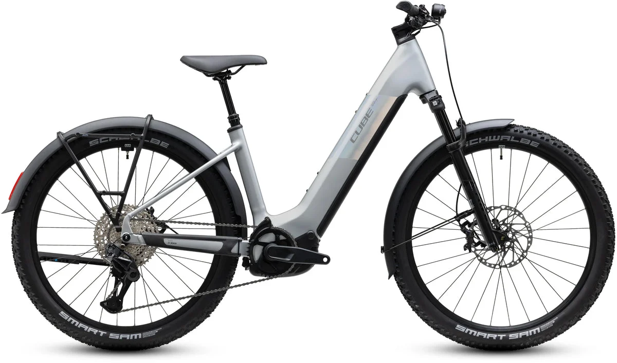 Cube Reaction Hybrid SLX 800 FE platinum´n´reflex EE 2027, Seitenansicht