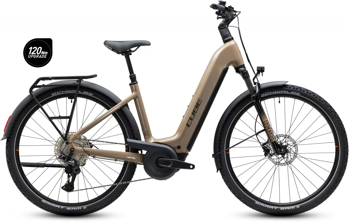 Cube Nuride Hybrid Pro 800 cappuccino Easy Entry, Seitenansicht