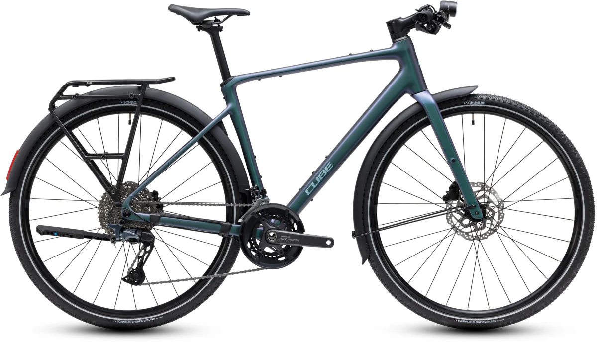 Cube Nulane Race FE smaragd prizm, Seitenansicht