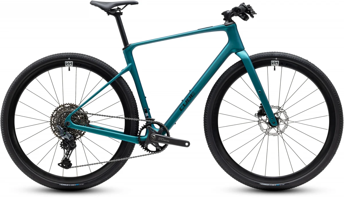 Cube Nulane C:62 SLX metallicpetrol, Seitenansicht