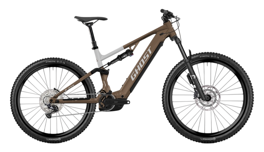 Ghost-Bikes Ghost E-ASX ABS High 800 Wh 29 Fully coffee tropic rose/coffee, Seitenansicht