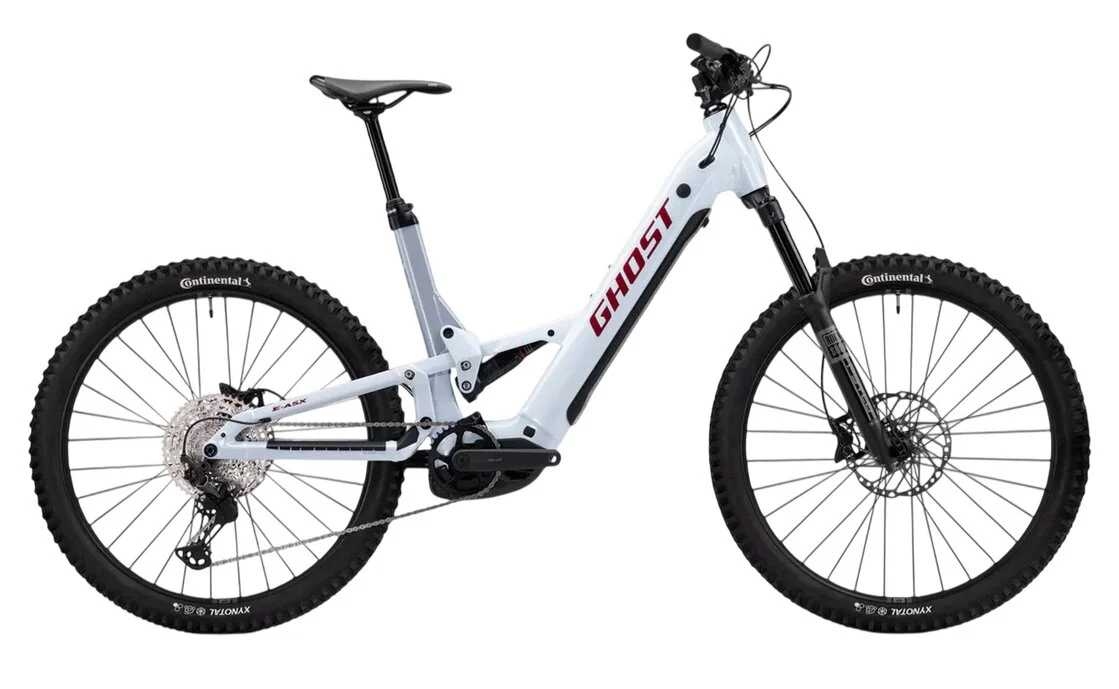 Ghost-Bikes Ghost E-ASX Advanced Low 800 Wh Fully snow, Seitenansicht