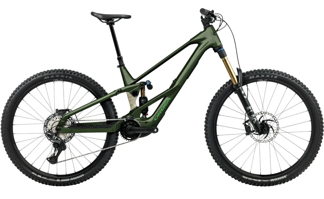 Orbea Wild LT H10 800 Wh Fully Racing Reen, Seitenansicht