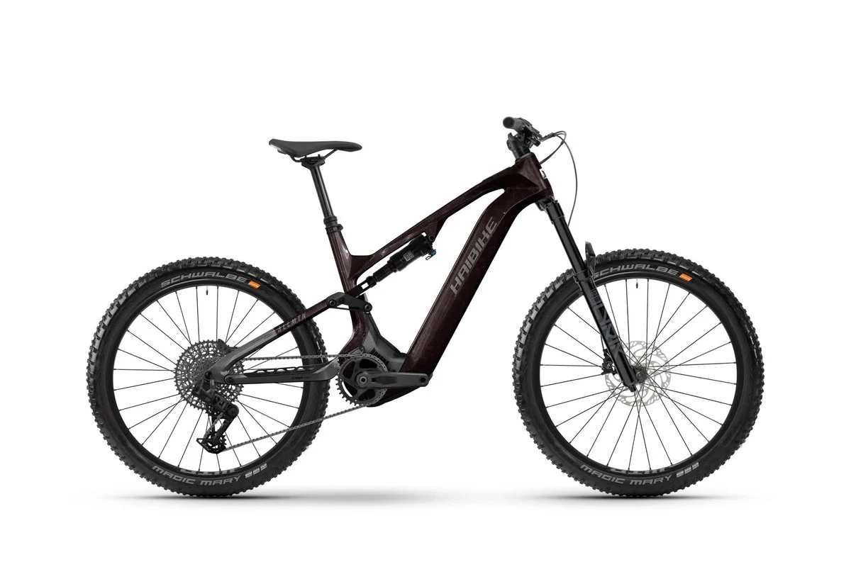 Haibike ALLMTN CF 9 800 glänzend, Seitenansicht