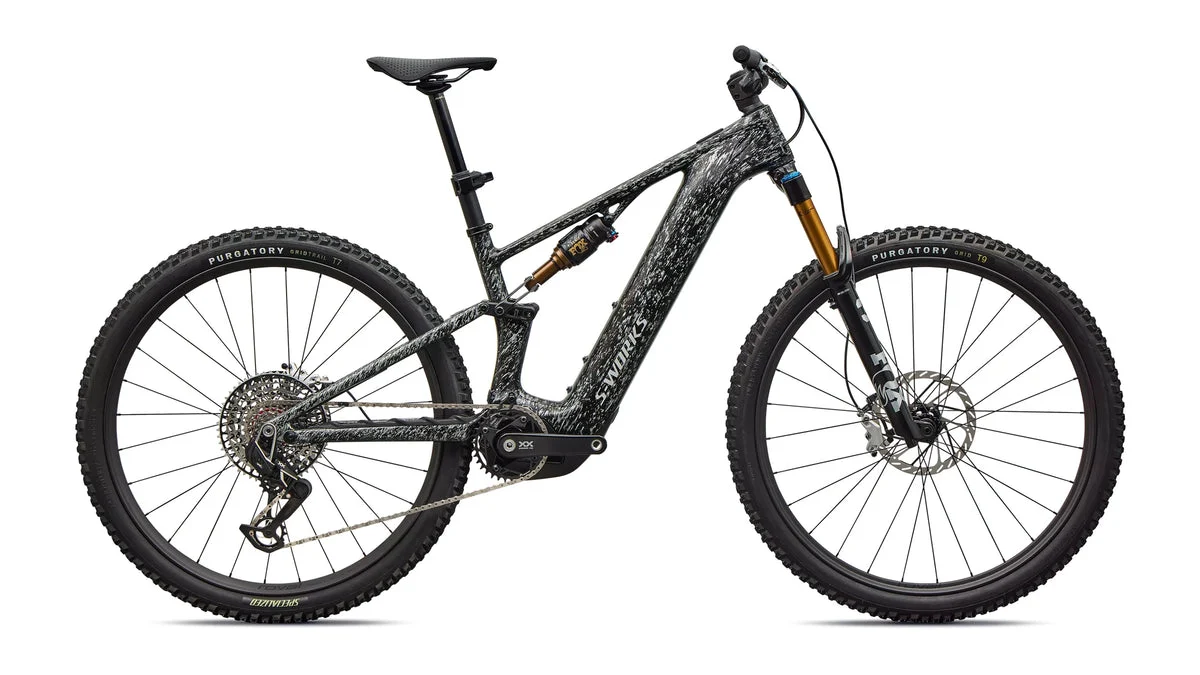 Specialized Levo R S-Works Shadow Sliver Speckle Dust 2026, Seitenansicht