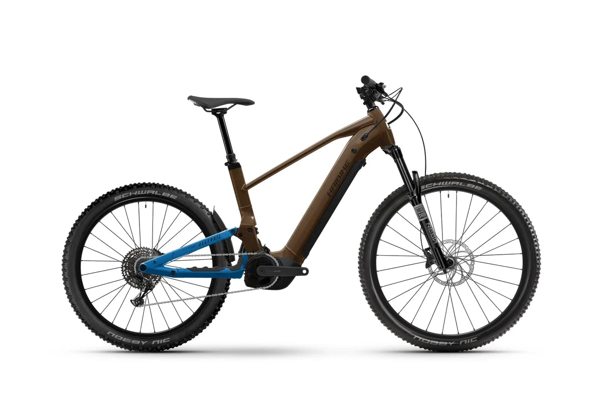 Haibike Alltrail 6 leather/platinum 2026, Seitenansicht
