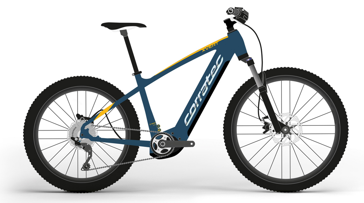 Corratec E-Power X-Vert Race Diamant 2023, Seitenansicht