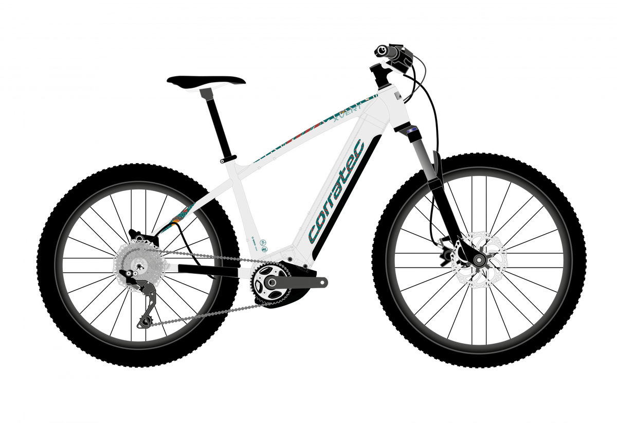 Corratec E-Power X-Vert CX6 LTD Diamant 2023, Seitenansicht