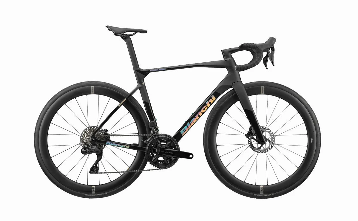 Bianchi Specialissima Shimano 105 Di2 2027, Seitenansicht