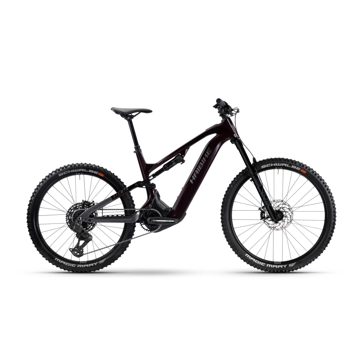 Haibike ALLMTN CF 9 800Wh 2026, Seitenansicht