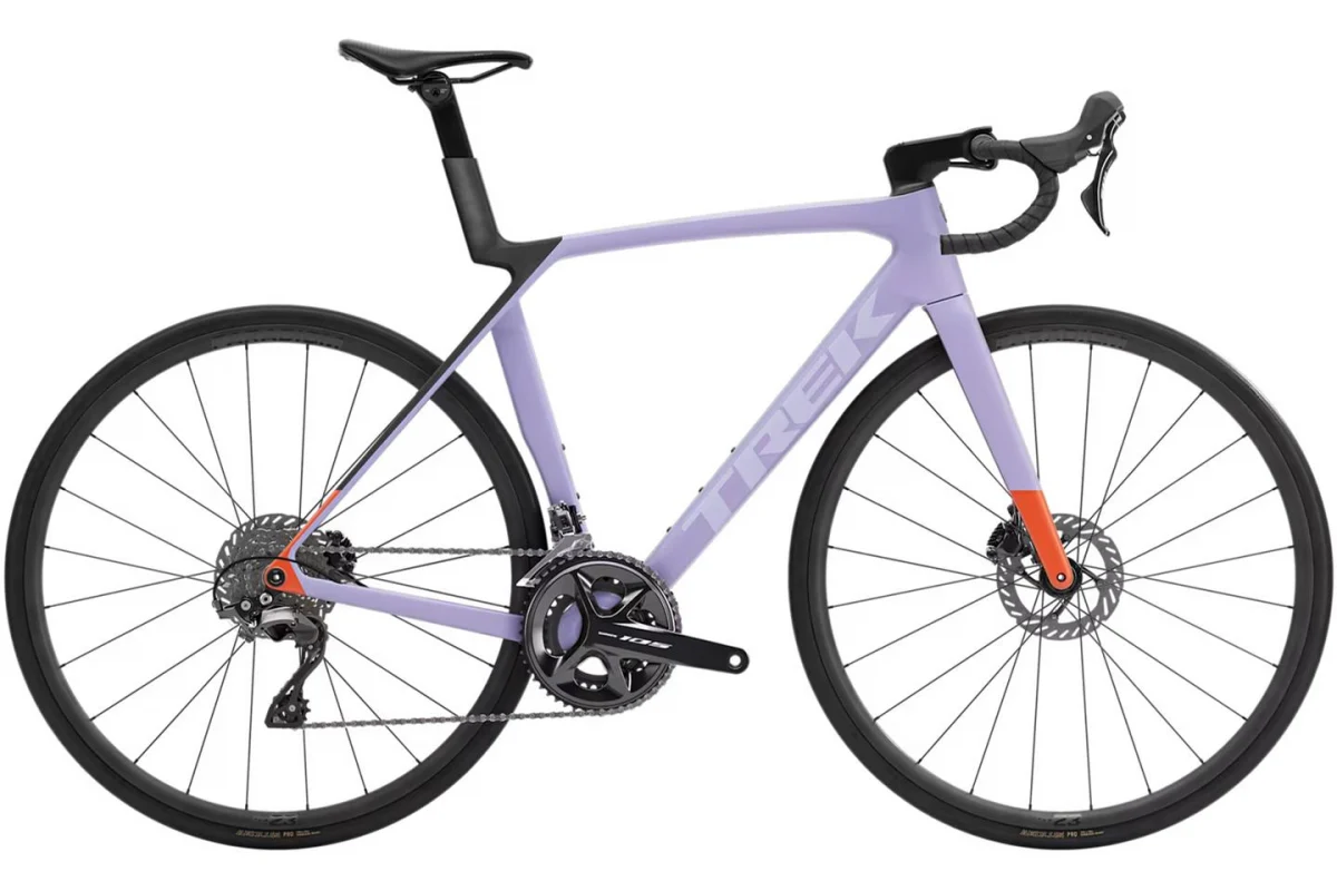 Trek Madone SL 5 Gen 8 Lavender Haze Deep Smoke 2026 2026, Seitenansicht